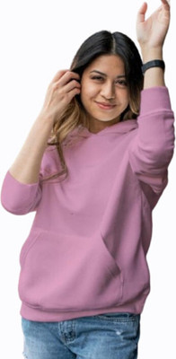 HouseOfCommon Full Sleeve Solid Women Sweatshirt