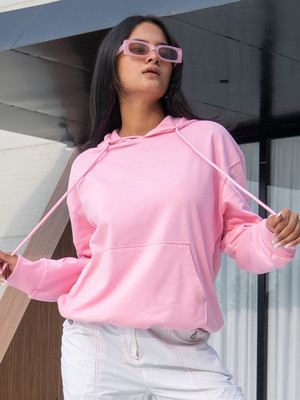 Timyka Full Sleeve Solid Women Sweatshirt