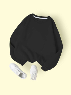 AKs fashion Full Sleeve Solid Women Sweatshirt
