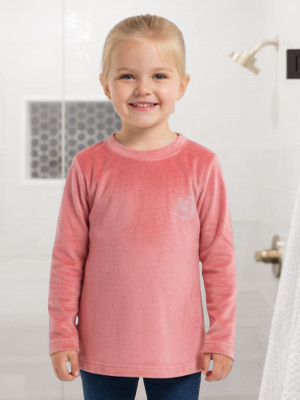 salvia Full Sleeve Solid Girls Sweatshirt