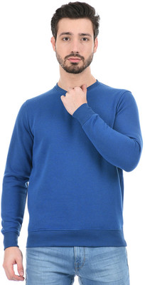 Super Westonn Full Sleeve Solid Men Sweatshirt