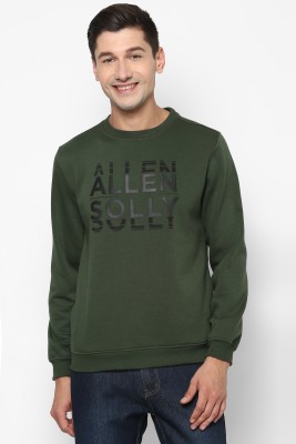 Allen Solly Full Sleeve Solid Men Sweatshirt