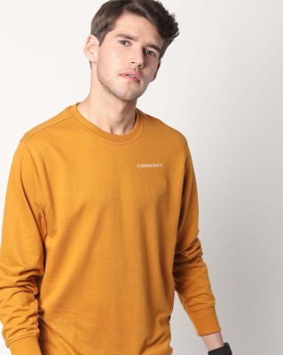 FARROWX Full Sleeve Solid Men Sweatshirt