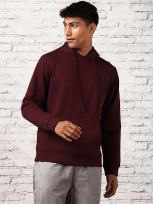Timyka Full Sleeve Solid Men Sweatshirt