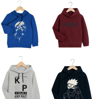 cafer Full Sleeve Printed Boys & Girls Sweatshirt