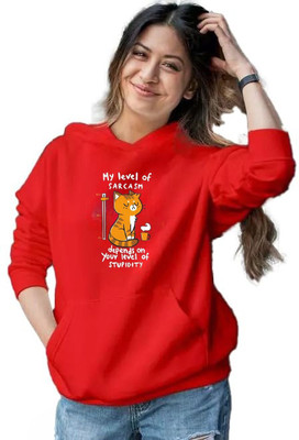 Wellvery Full Sleeve Printed Women Sweatshirt