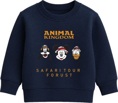 SEAMROGS Full Sleeve Printed Baby Boys & Baby Girls Sweatshirt