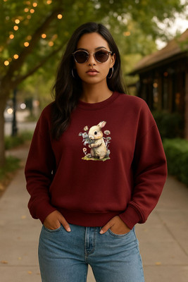 Mundali Full Sleeve Printed Women Sweatshirt
