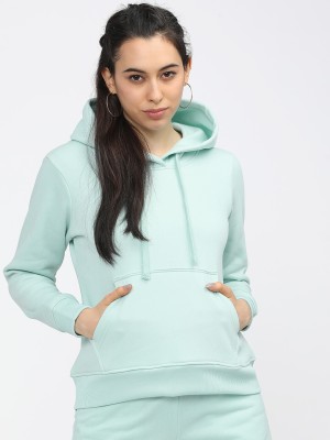 Neelkanth Full Sleeve Solid Women Sweatshirt