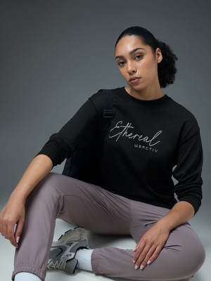 TECHNOSPORT Full Sleeve Printed Women Sweatshirt