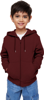 FUNKEY MONKEY Full Sleeve Solid Boys Sweatshirt
