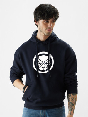 CZC Full Sleeve Graphic Print, Solid Men Sweatshirt