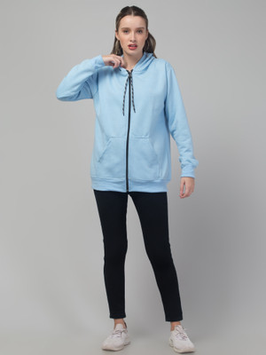 ADIXUS Full Sleeve Solid Women Sweatshirt