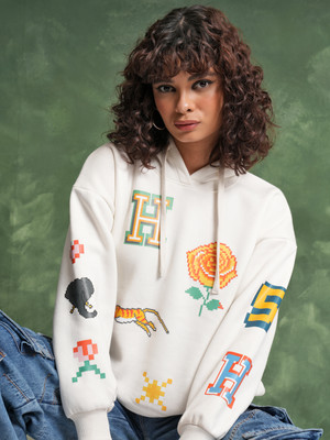 Tokyo Talkies Full Sleeve Printed Women Sweatshirt