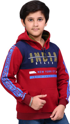 SANDOLL Full Sleeve Printed Boys Sweatshirt