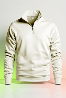 TeeWink Full Sleeve Solid Men Sweatshirt