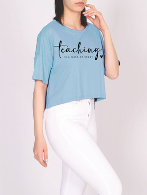 AVSENTERPRISE FASHION Short Sleeve Solid Women Sweatshirt