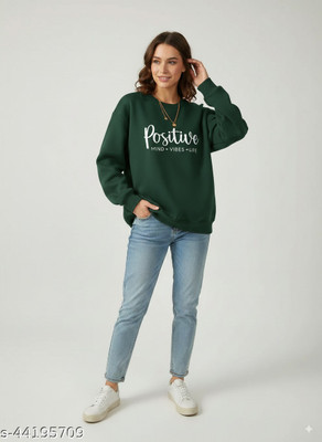 Elite Full Sleeve Printed Women Sweatshirt