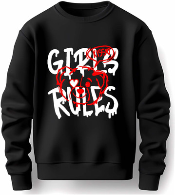 IDEAL FOZ Full Sleeve Graphic Print Men & Women Sweatshirt