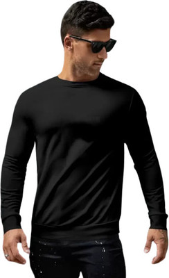 Lasmo Full Sleeve Solid Men Sweatshirt