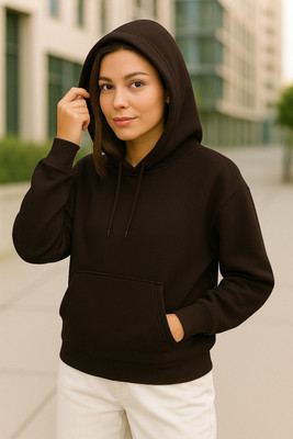 Rockwell Full Sleeve Solid Women Sweatshirt