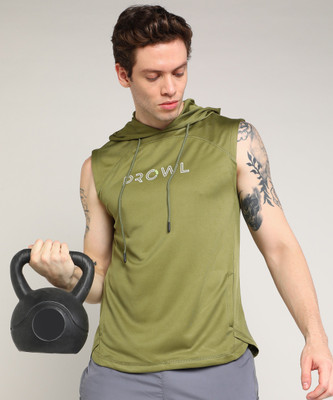 PROWL by TIGER SHROFF Sleeveless Printed Men Sweatshirt