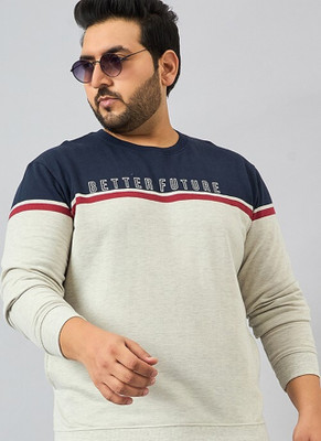 Austivo Full Sleeve Striped Men Sweatshirt