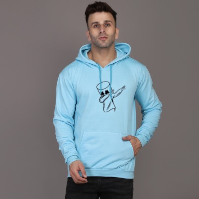 Rebnor Full Sleeve Graphic Print, Solid Men Sweatshirt