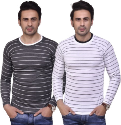 fashionbazaar4u.com Full Sleeve Striped Men Sweatshirt