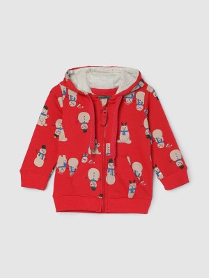 MAX Full Sleeve Solid, Printed Baby Boys Sweatshirt
