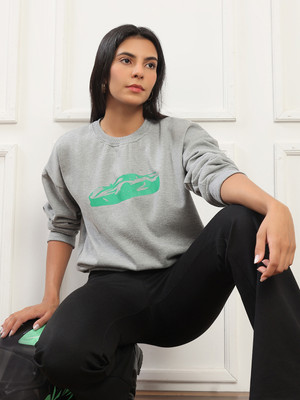 Globus Full Sleeve Printed Women Sweatshirt