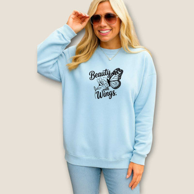 Fluffy Enterprise Full Sleeve Solid Women Sweatshirt