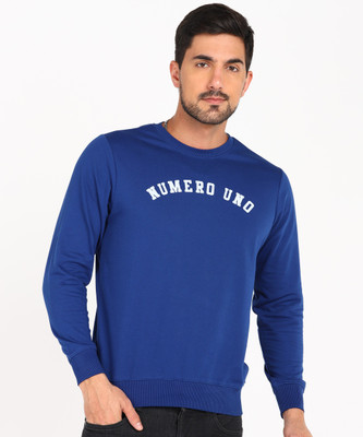 NUMERO UNO Full Sleeve Printed Men Sweatshirt