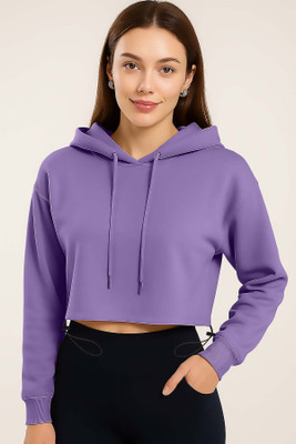 PRAVAHA Full Sleeve Solid Women Reversible Sweatshirt