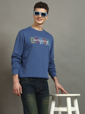 NEW LIMITS Full Sleeve Printed Men Sweatshirt
