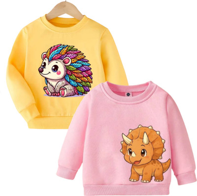 Dollyapparels Trend Full Sleeve Graphic Print Boys & Girls Sweatshirt