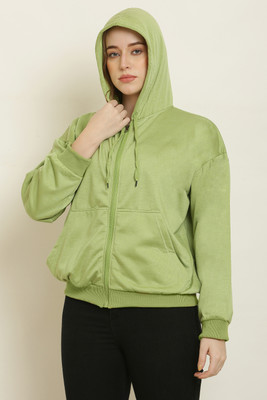 elegance redefined Full Sleeve Solid Women Sweatshirt