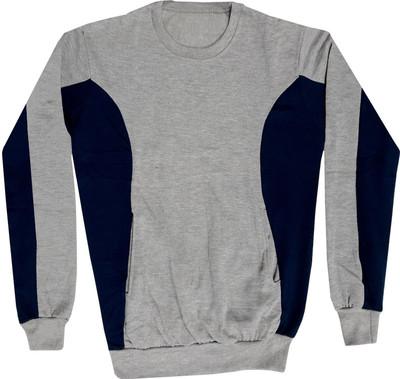 AE Trends Full Sleeve Color Block Boys & Girls Sweatshirt