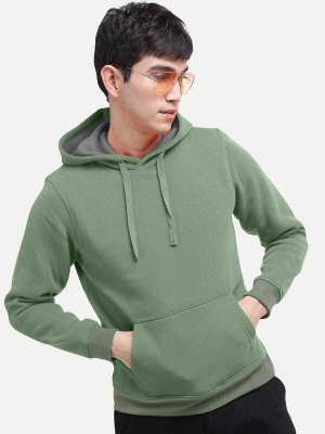 PicPok Full Sleeve Solid Men Sweatshirt