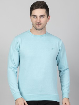 Ekom Full Sleeve Solid Men Sweatshirt