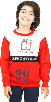AD & AV Full Sleeve Printed Boys Sweatshirt