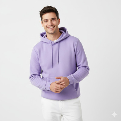 vnfusion Full Sleeve Solid Men Sweatshirt