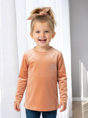salvia Full Sleeve Solid Girls Sweatshirt