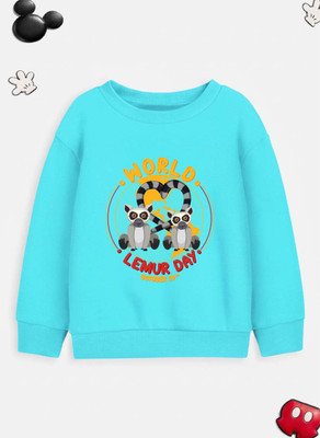 JONIMONI Full Sleeve Printed Boys Reversible Sweatshirt