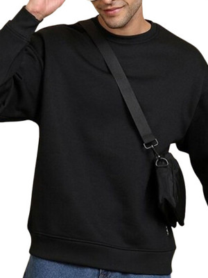 Argari Full Sleeve Solid Men Sweatshirt