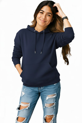 Xenon Clothing Full Sleeve Solid Women Sweatshirt