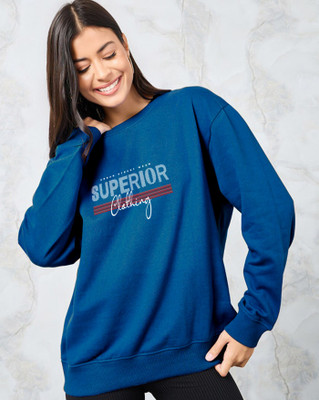 AUSK Full Sleeve Graphic Print Women Sweatshirt