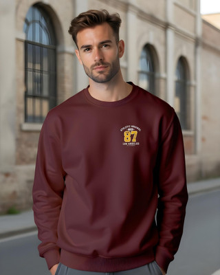 flyind Full Sleeve Printed Men Sweatshirt