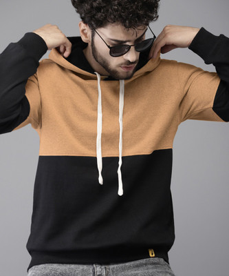 CAMPUS SUTRA Full Sleeve Color Block Men Sweatshirt