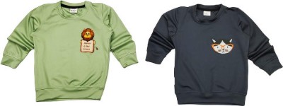 S-KOT Full Sleeve Printed Baby Boys & Baby Girls Sweatshirt